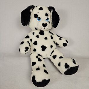Build a Bear 16" Dalmatian Dog Puppy Huggable Hearts Plush Toy BAB Pup in a Tux